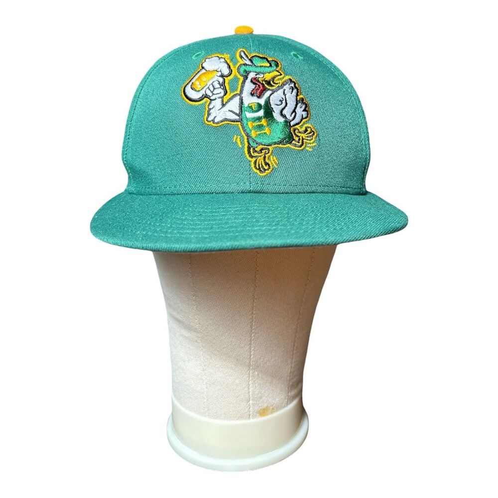 Men's-New Era  Green Tulsa Drillers Theme Nights 59FIFTY Fitted Hat 7 1/4